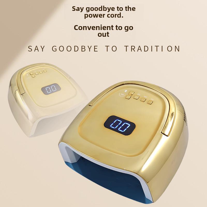 S20 Gradient Rechargeable Nail Light Therapy Machine, 60W High-Power Quick Drying for Nail Salons