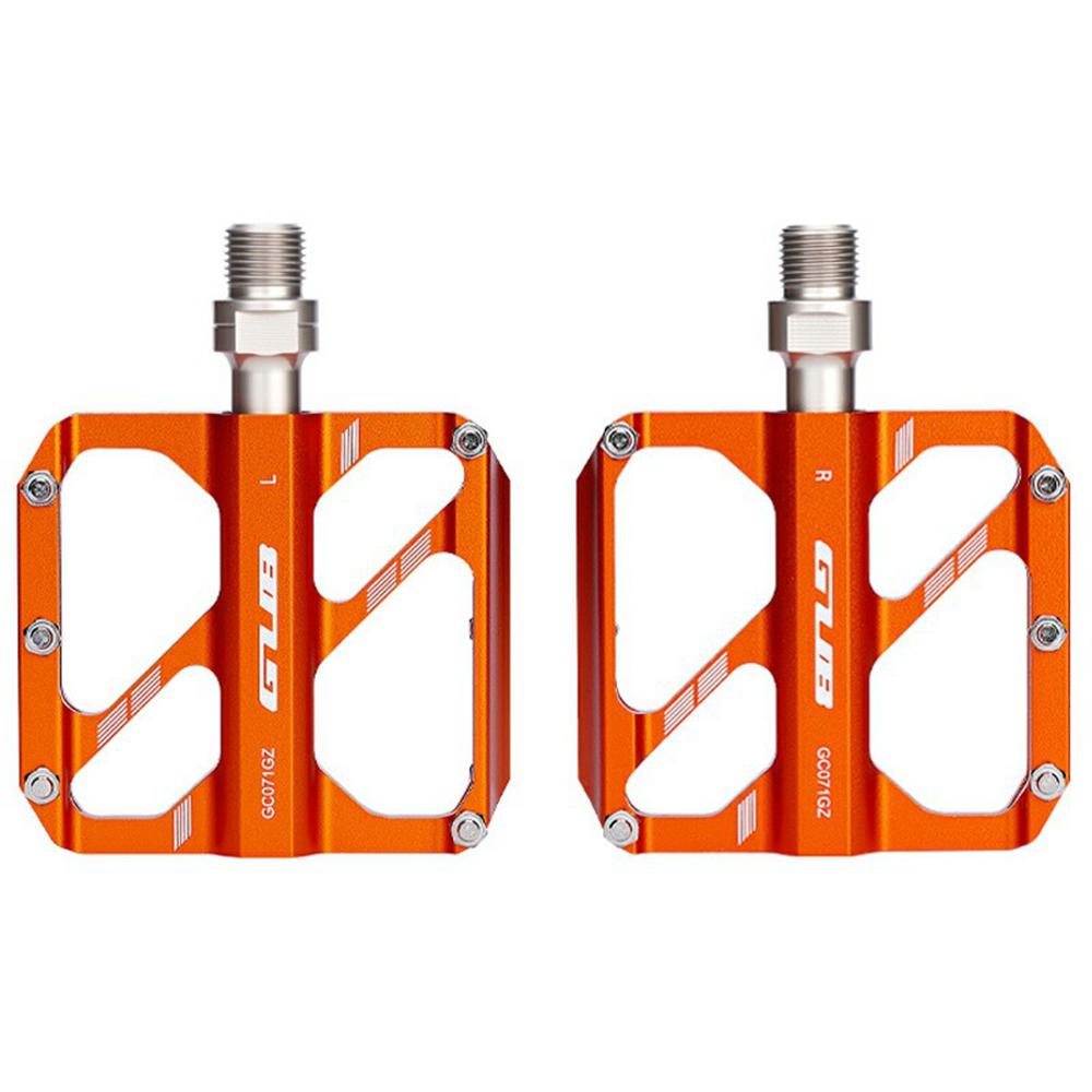 GUB GC071 GZ 1 Pair Aluminum Alloy Pedals Anti Slip Triple Bearing Pedals with Hex Wrench for Mountain/Road Bike