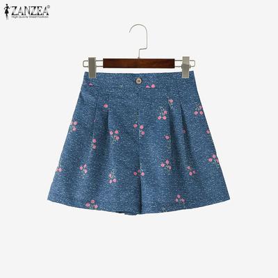 Women Summer Loose Print Casual Shorts