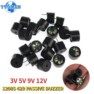 10/20pcs 12085 Passive Buzzer 12mmx8.5mm 42R Resistance 3V 5V 9V 12V In Common Use Mini Piezo Buzzers Kit, for Arduino