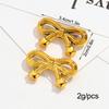 10pcs Colorful Transparent Bowknot Charm Loose Beads Necklace Keychain Pendant Beads Jewelry Making Accessory