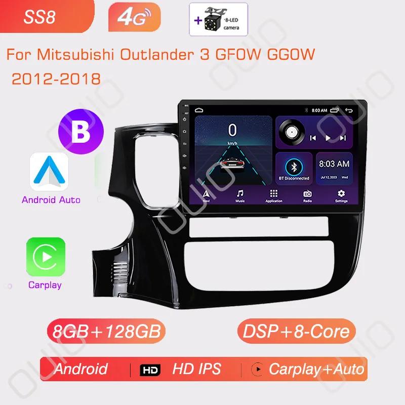 Radio Android13 Carplay Pentru Mitsubishi Outlander 3 GF0W GG0W 2012 2013-2018 Stereo Auto Player Multimedia Android Auto GPS Navi