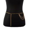 Accessories, Bohemian Metal Chain Body Chain, Retro Punk Club Sexy Waist Chain