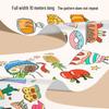 Kids' Doodle Coloring Scroll Paper for Drawing and Painting