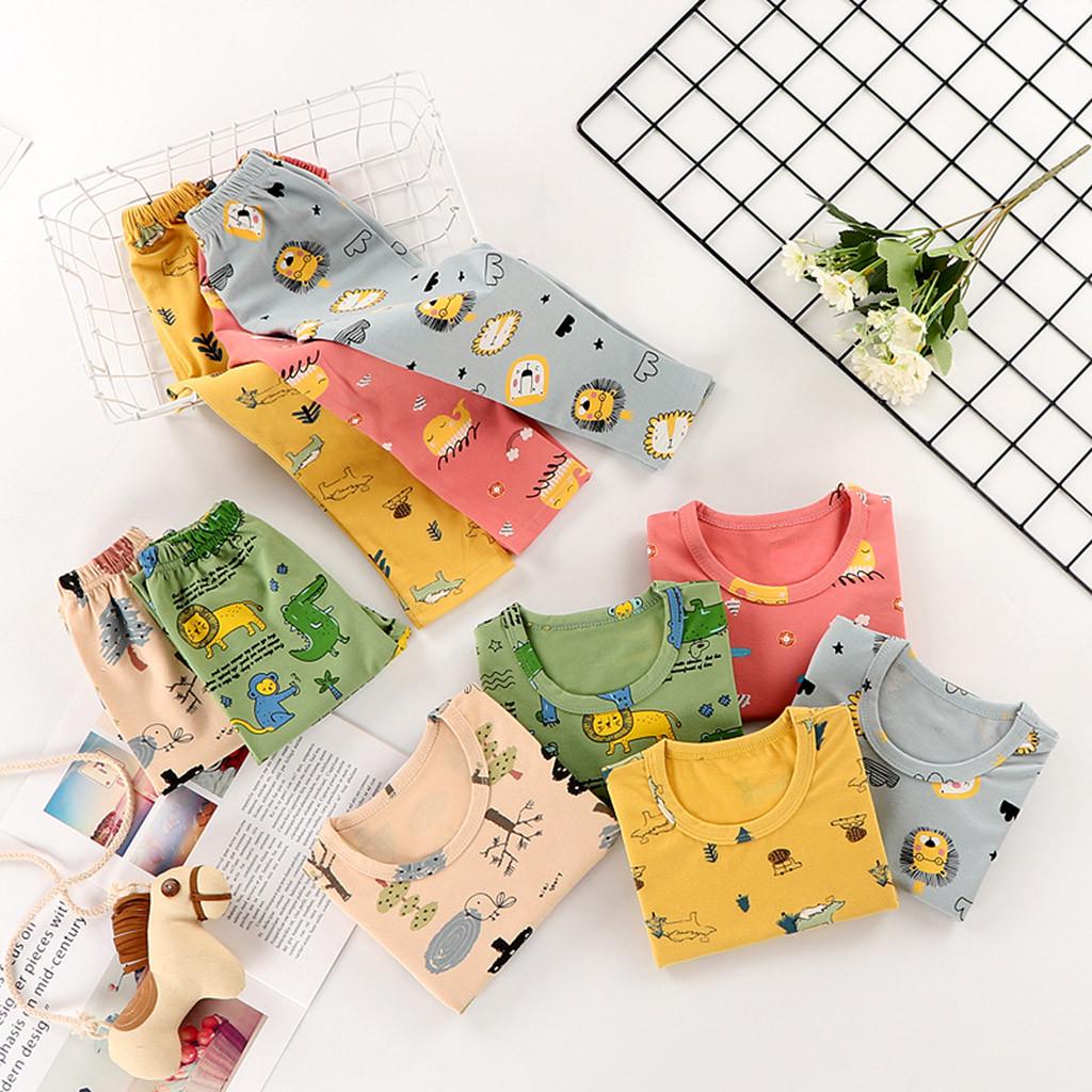 

Детские топы с длинными рукавами с героями мультфильмов + брюки, пижамы, одежда для сна, одежда Sagit