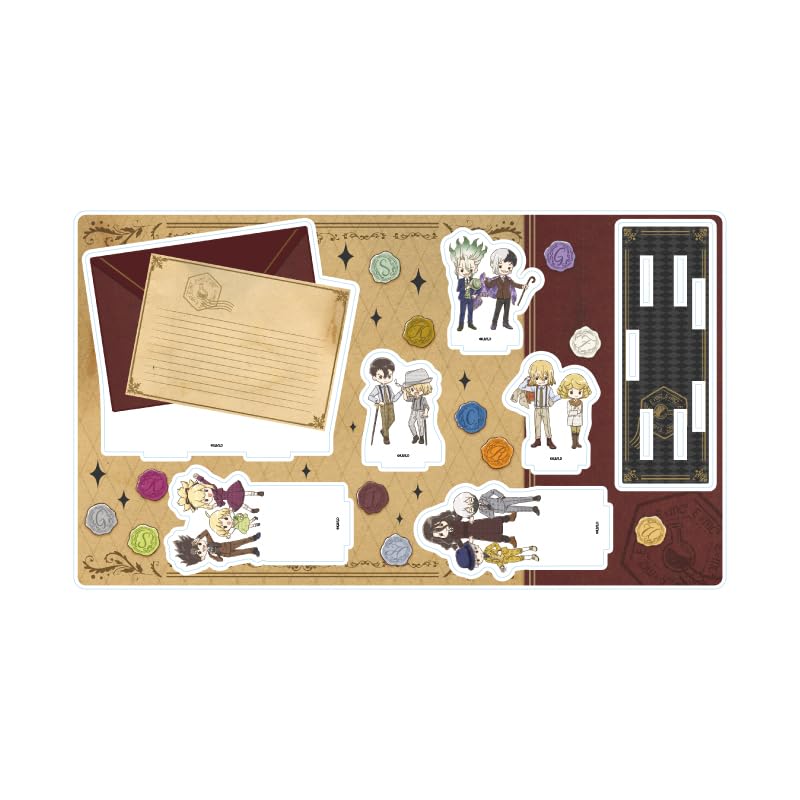 

Dr. STONE 03 Argyle Pattern Ver. Collection Design [Graff Art Illustration] Premium Acrylic Diorama Plate