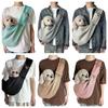 Breathable Pet Crossbody Shoulder Bag Comfortable Cat Puppy Sling Bag Dog Carrier  Bag  Puppy