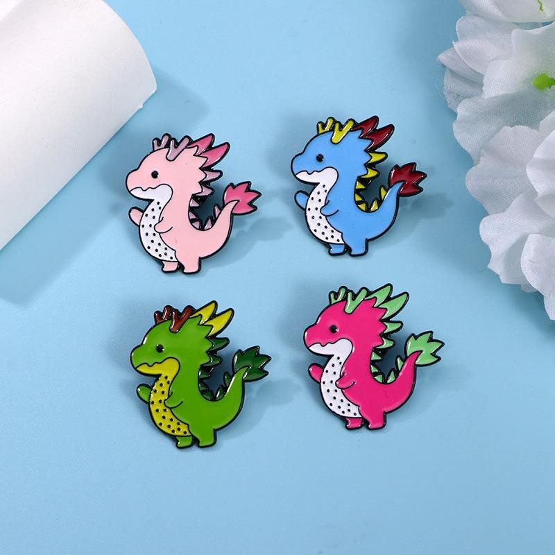 Special for little dragon brooch, cute dragon bag pendant, clothes accessories medal