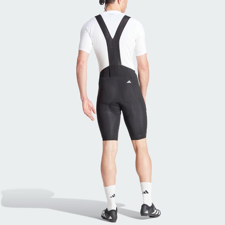 Adidas Essentials 3-Stripes Padded Cycling Bib Shorts Men Shorts Black IP2676