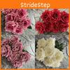 7head Love Theme Artificial Rose Flower Arrangement For Wedding And Event Decor