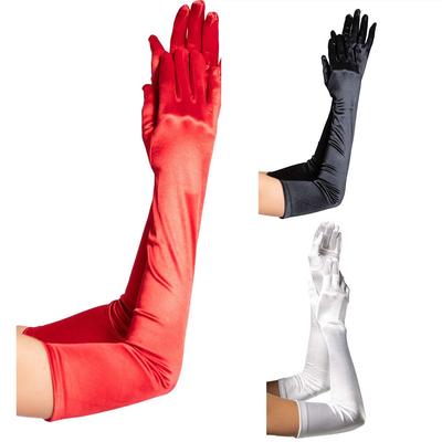 Elegant Gloves Long Satin Gloves Wedding Accessories