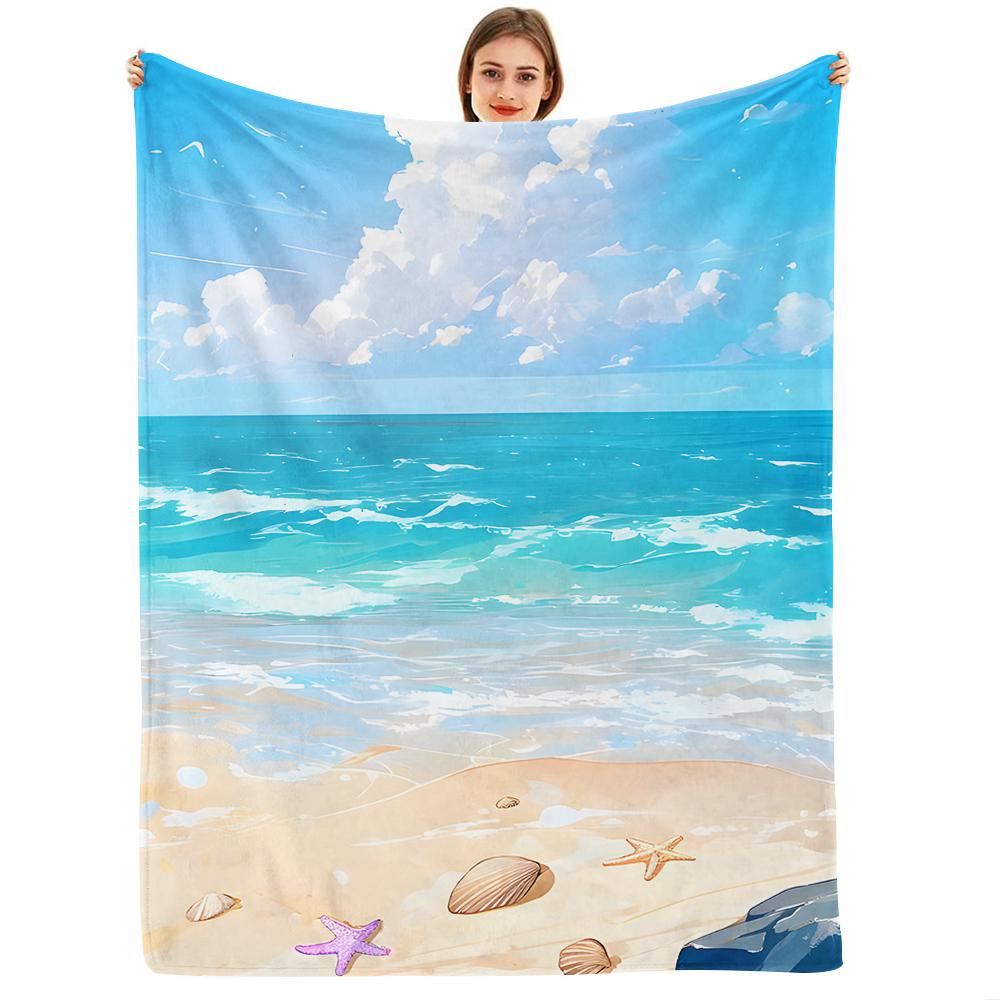 Anime Golden Autumn Tree Anime Cartoon Flannel Blanket Soft Warm Throw for Bedroom Sofa Car Kids Holiday Gift