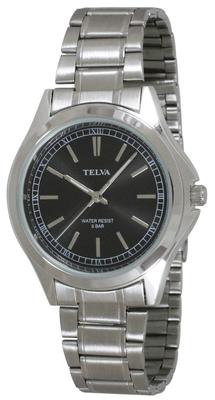 CREPHA Analog 5 ATM Water Stainless Steel [CREPHA] Watch, 10-Year Battery, Resistant, Band, Black, TE-AM036-BKS, Men's