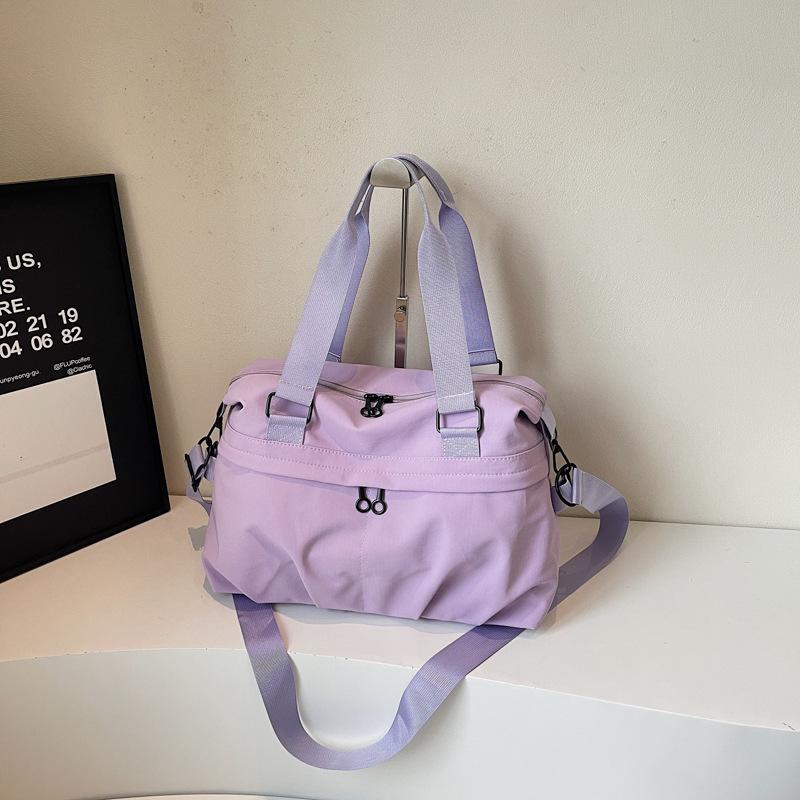 Leisure sports large-capacity handbag 2025 new Korean version fashion foreign style shoulder bag simple travel messenger bag