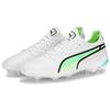 Puma  King Ultimate FG AG Pursuit Pack Women Sneakers White Black Fast-Yellow 107262-02
