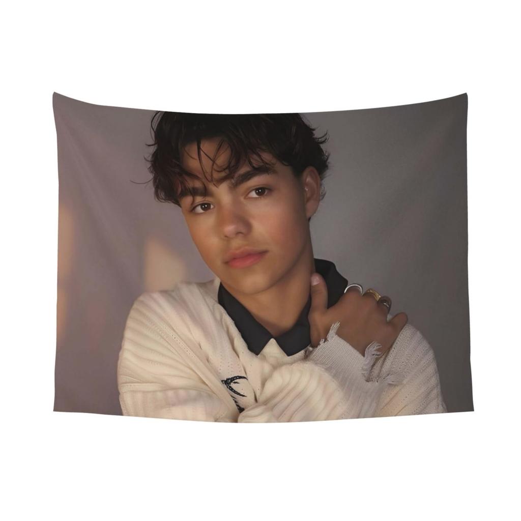 Unique Aesthetic Poster Tapestry Malachi Barton Actor Wall Tapestry Pink Flag Wall Hanging Bedroom Dorm Backdrop Cloth Banner