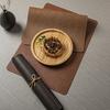 Double-Sided Placemat Waterproof Oil-Proof Heat Resistant Coaster for Dining Table Faux Leather Non-Slip Pad for Restaurant