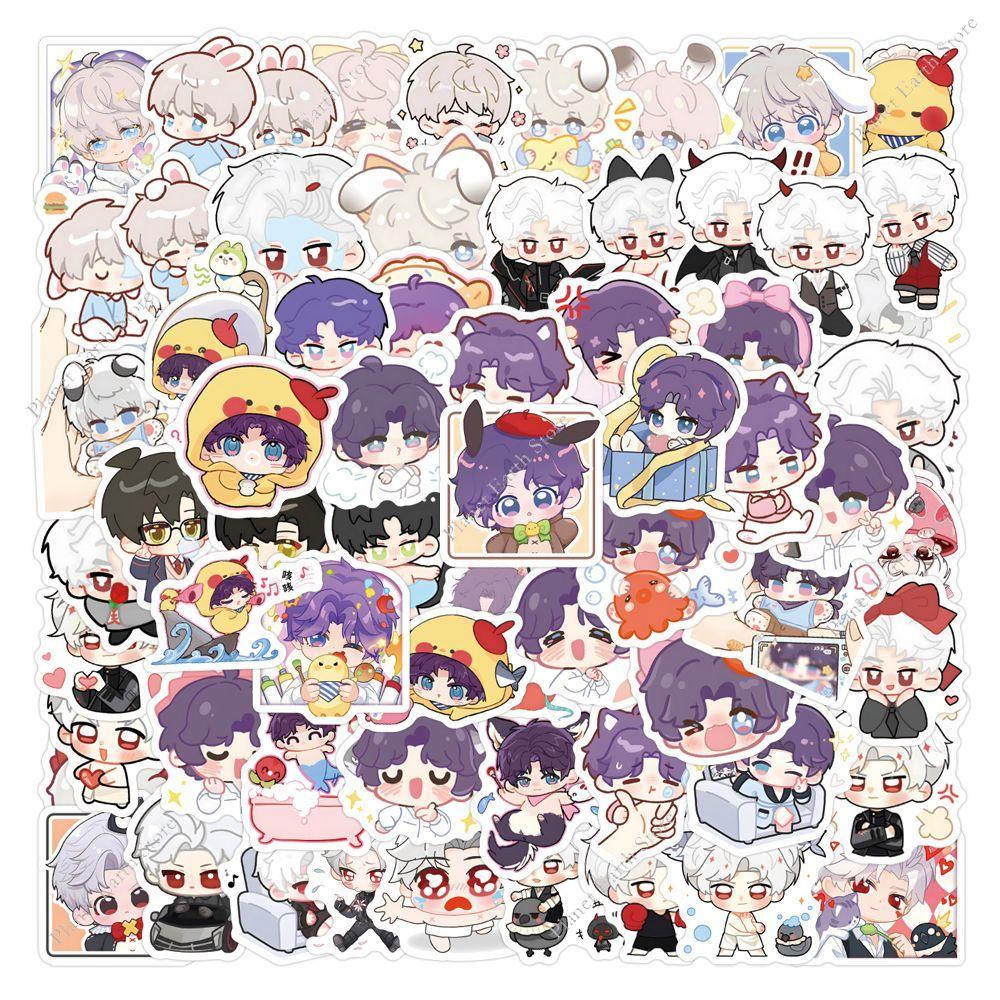 Hot Game Love and Deepspace Stickers Sylus Xavier Zayne Rafayel Caleb Cartoon Cosplay Character Stickers Decorate Prop Gifts