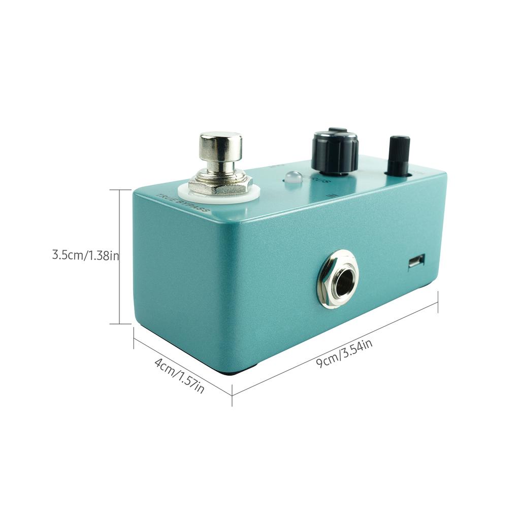 M VAVE CHORUS Guitar Analog Classic Chorus Effect Pedal True Bypass Full Metal Shell, Chorus Volume Depth Speed