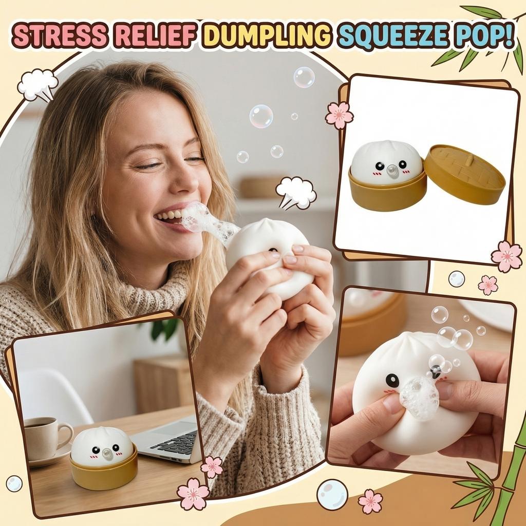 Stress-Relief Steamed Bun Toy (Bubbling Edition)