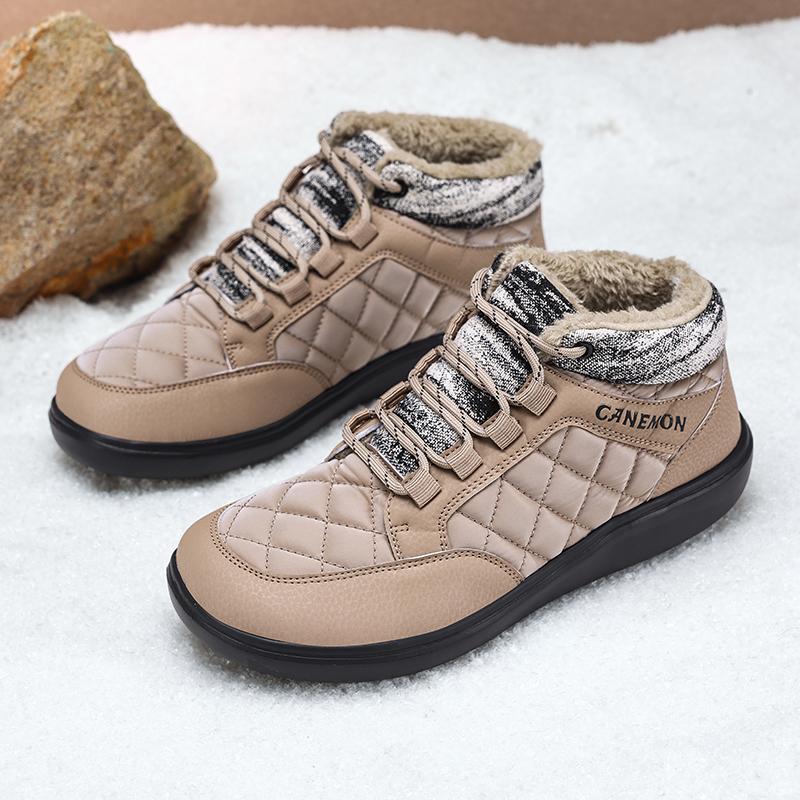 

TUINANLE Winter Thick Bottom Plush Fur Snow shoes Warm Cotton Shoes Women s Casual Lace Up Keep Warm sneakers 43 дубильная кора