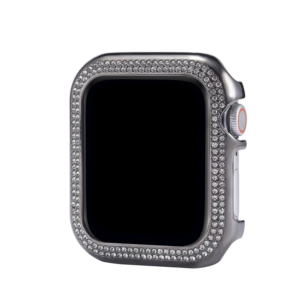 Metal Bumper Diamond Case for Apple Watch Protective Cover 40MM 44MM Frame for iWatch 4 5 6 SE 7 8 9 41MM 45MM Watch Cover