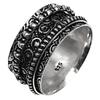 Silver Spinner Ring For Women Four Spinner Ring Fidget Silver Jewelry Ring"10"