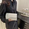 Stylish and Simple Small Square Bag Women's 2025 Summer New Solid Color Shoulder Bag Casual Handbag Retro Messenger Bag