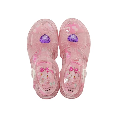 Sanrio Kids Girls Sandals Clear Glass Sa9007 L.pink, 15.0cm
