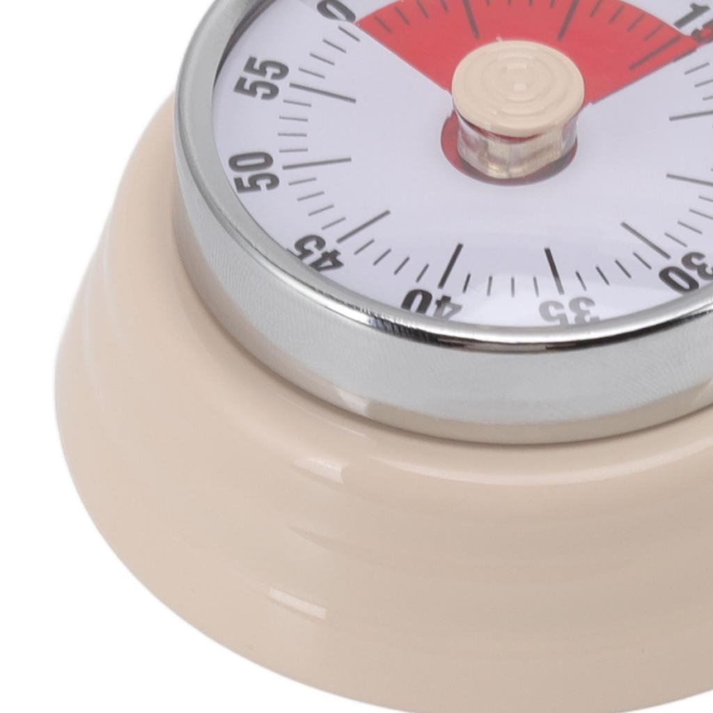 Magnetischer Runder Timer 60 Minuten Visueller Countdown-Timer für Lehrer Klassenzimmer Kinder Hausaufgaben Lesen Erwachsene Kochen Fitnessstudio