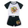 Paw Patrol Kids' Cotton T-Shirt & Shorts Set - Summer Style Boys' Casual Outfit