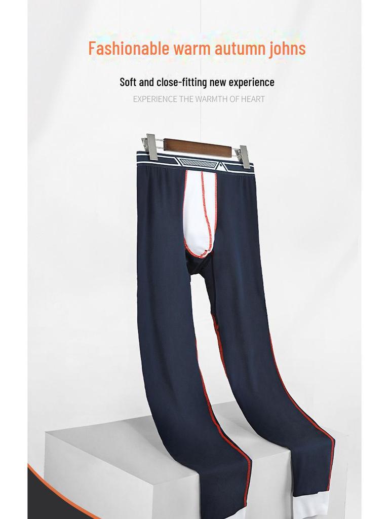 Men's Thin Cotton Wool Trousers: Warm Autumn & Winter Inner Wear Trend