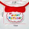 Cute Pet Cat Saliva Wipes Dog Christmas and New Year Festival Cat Scarves Garfield Cat and Dog