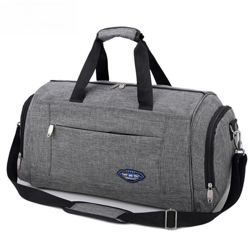 Lcauto Parts Unisex Wine Red Waterproof Nylon Travel Fashion Carry On Weekend Vintage Casual Duffel Shoulder Large Overnight Bag