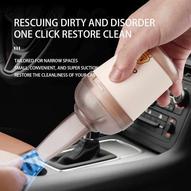 Yellow Duck Desktop Small Vacuum Cleaner Wireless Rechargeable Mini Small Household Electric Handheld Portable Cleaner