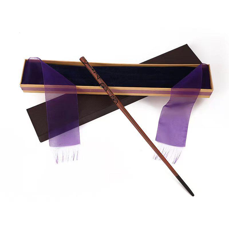 Harry Potter Magic Wand with Metal Core in Purple Box - Halloween Scepter