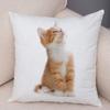 1PC 45x45cm Cute Cat Pillowcase for Home Sofa Children Room Decor Lovely Pet Animal Print Cojines Cushion Cover Pillow Case