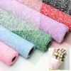 Schneeflocken Garn Wickel Netzpapier Blumenstrauß Verpackung Hochzeit Geburtstagsparty Dekoration Floristenbedarf Geschenkverpackungsmaterialien