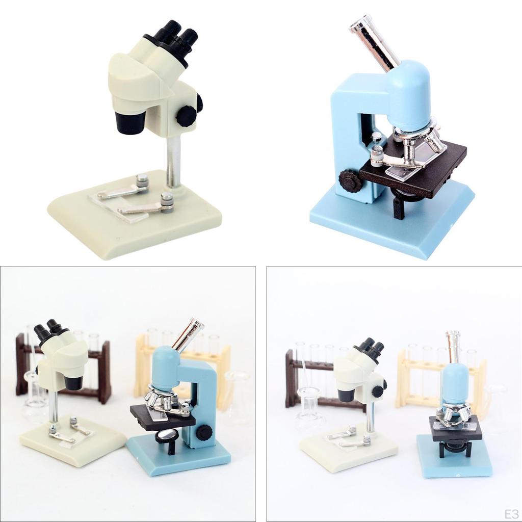 Decoration Microscope Model Micro Landscape Doll House Furniture Toy Ornament BJD Playset