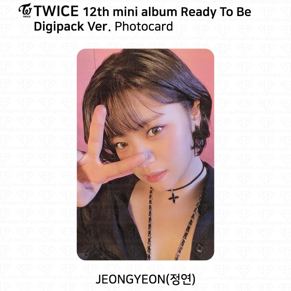 

TWICE 12-й мини-альбом «Готов к работе» Фотокарточка Открытка-открытка Чонён Photocard - Digipack ver.
