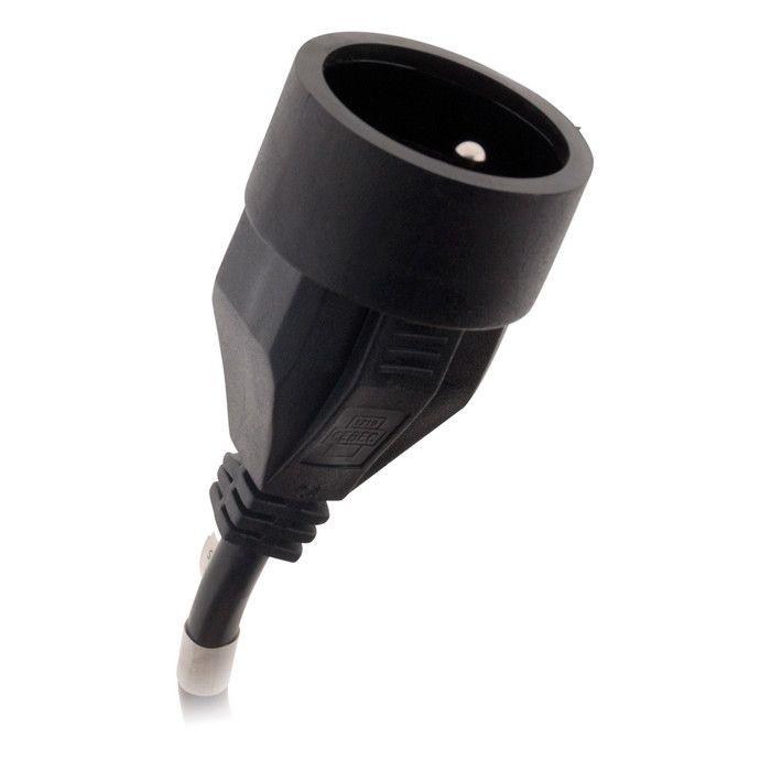 Prolongateur 16A HO5VV-F 3G1,5mm² - Noir 5m - Zenitech
