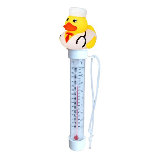 Floating Pool Thermometer Easy To Read Duck Design Water Thermometer for Outdoor Indoor Swimming Pools Spas Hot Tubs Aquariums