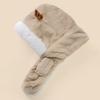 Children Hat With Scarf Design Antler Decoration Thickened Warm Plush Winter Hat