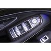 Glass Window Lifting Panel Decor Fit For Benz S-Class 2014- ABS Carbon Fiber
