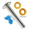 1Set Unresponsive Yoyo Bearings Bearing Removal Tool Yoyo Strings Responsive Yoyo Bearings Metal Axle W/ Wrench