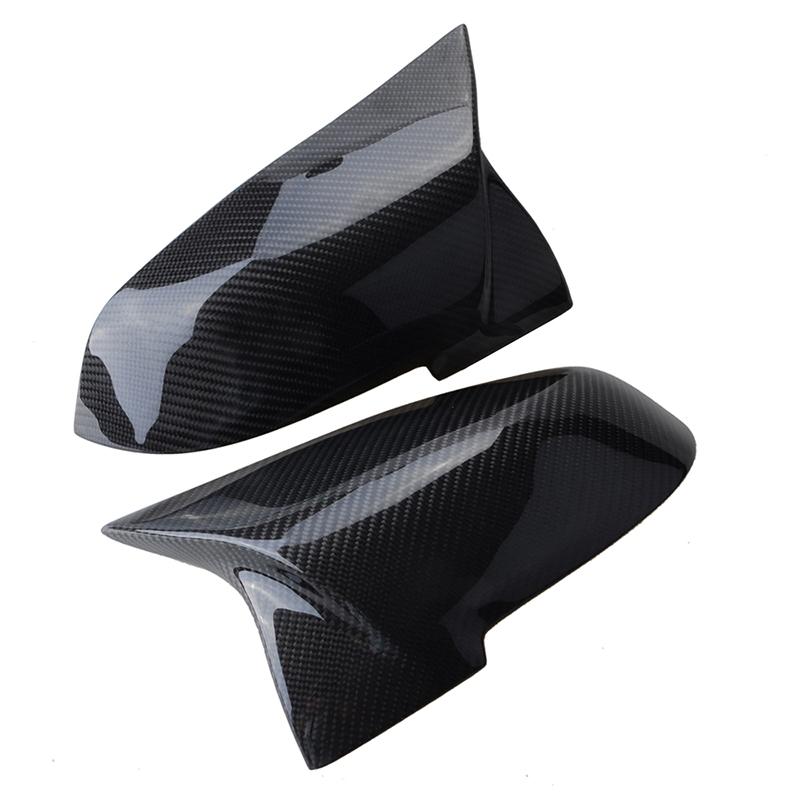 1 Pair Car Rearview Mirror Cap Decoration Cover Car Side Wing Mirror Trim Cover For BMW F20 F21 F22 F23 F30 F32 F33 F36