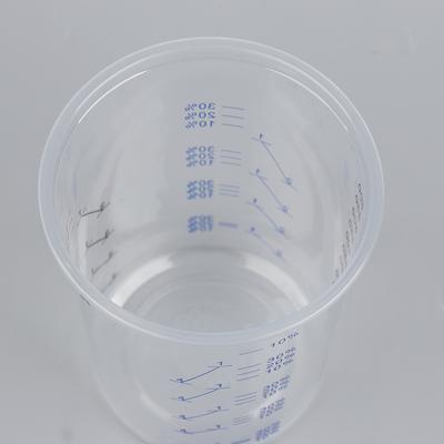10/50Pcs Paint Mixing Calibrated Cup Plastic Paint Mixing Cups 600Ml Mixing Pots