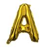16 Inch Slim Gold Letter Aluminum Foil Balloon Bright Gold Wedding Decoration Film Balloon
