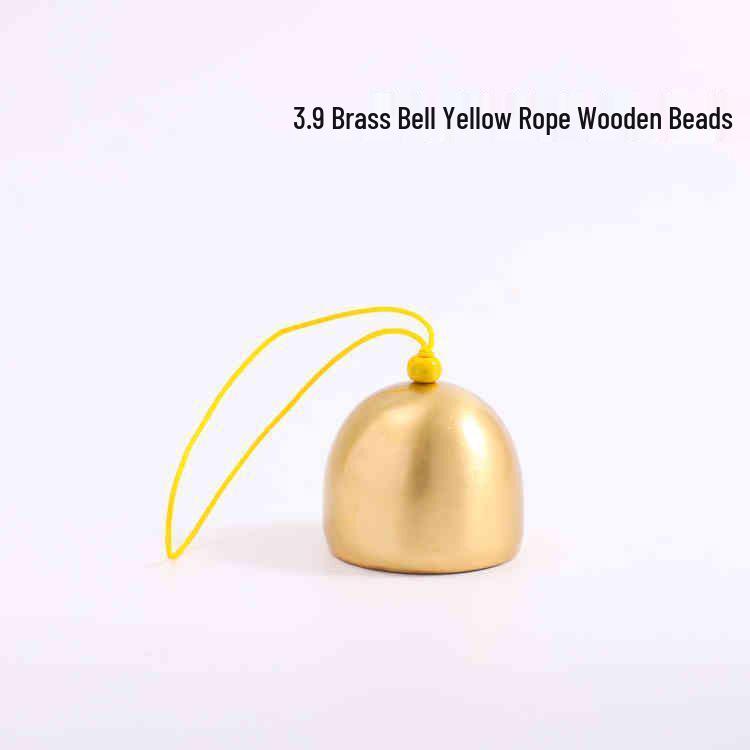 Brass and Copper Wind Chime DIY Accessories with Clapper - Small Metal Christmas Bells