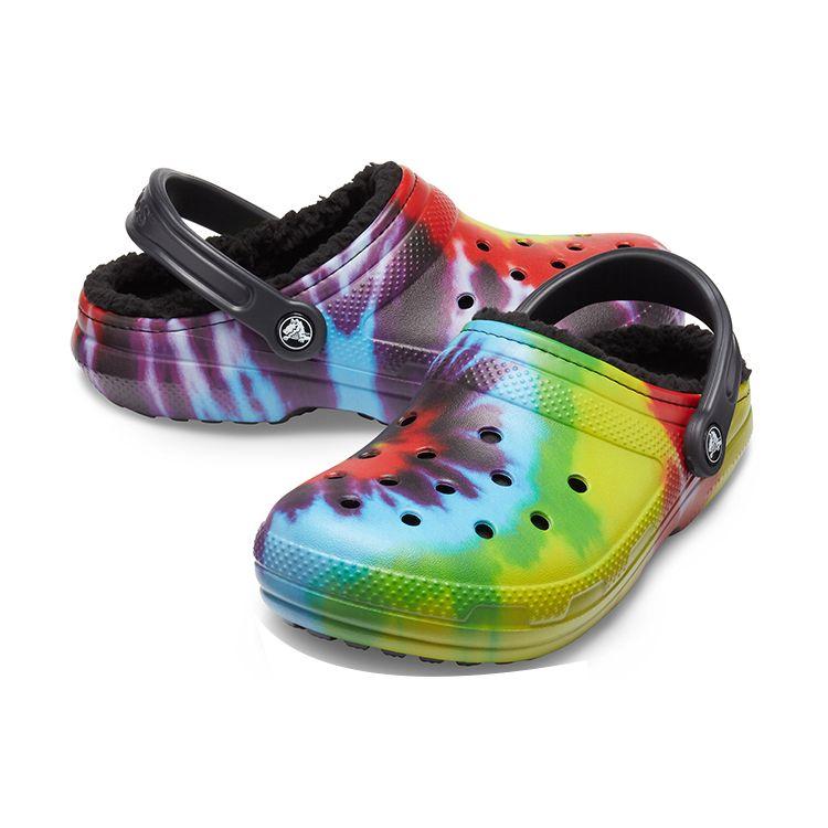 Crocs Classic Lined Tie Dye Clog Unisex Multicolor 206341-988